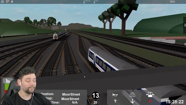 TRAIN SIMULATOR IN MY HOME TOWN - Roblox Snow Hill Lines смотреть онлайн