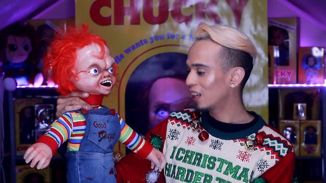 I GOT A CUSTOM CHUCKY DOLL FOR CHRISTMAS | EDGAR-O смотреть онлайн