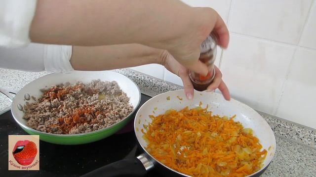 НЕМЕЦКИЙ ШТРУДЕЛЬ С КАРТОШЕЧКОЙ, МЯСНЫМ ФАРШЕМ И ЛУКОМ. Кухня вкусная - 16 смотреть онлайн