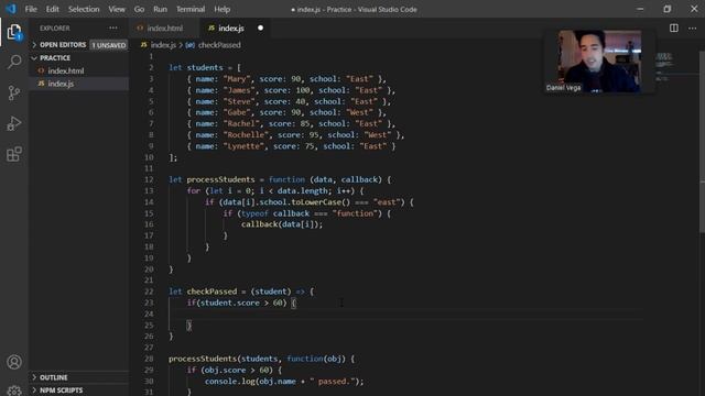 JavaScript Syntax - ES6 and callback Functions смотреть онлайн