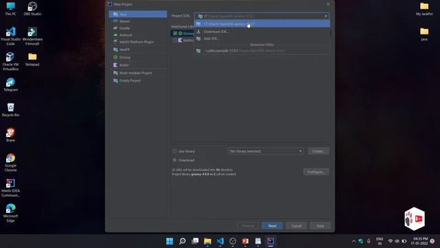 How to install IntelliJ Idea for JAVA in Marathi | Best IDE for java Coding IntelliJ Idea IDE смотреть онлайн