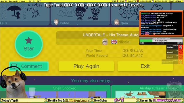 Undertale meets Super Mario Maker: His Theme (Auto Level) смотреть онлайн
