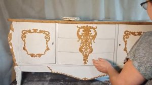 Переделка советского серванта,в изящную витрину ЧАСТЬ 2