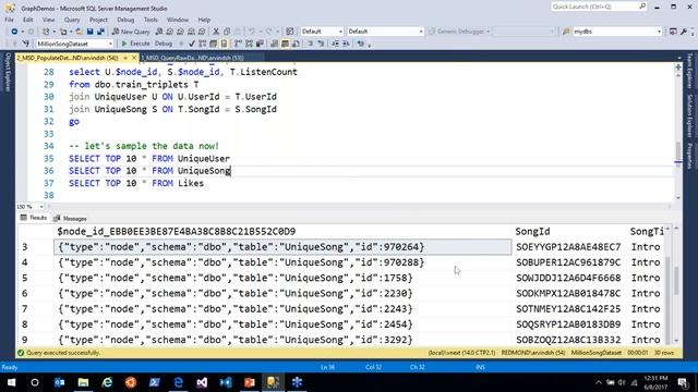 Graph data processing with SQL Server 2017 and Azure SQL DB смотреть онлайн