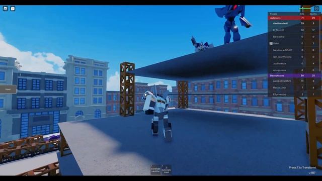 Transformers Prime.  Roblox Gameplay  Autobots.