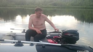 Лодка Ривьера 3400 мотор Hidea 9.9