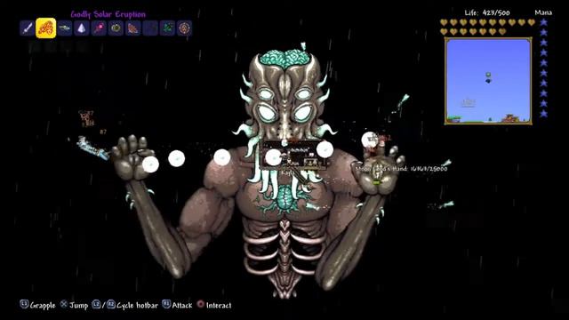 TERRARIA 1.3 easy way to kill the moonlord ps4/xbox PC/MAC IOS/Android смотреть онлайн
