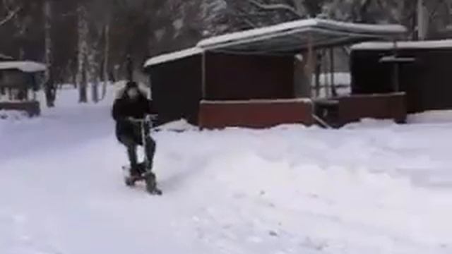 Мотосамокат для зимы