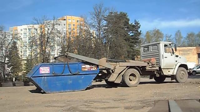 Загрузка разгрузка контейнера 8 кубометров смотреть онлайн