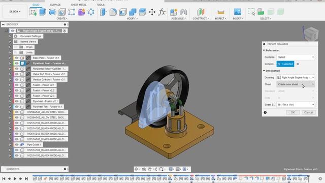 Creating A Multiple Sheet Drawing In Fusion 360
