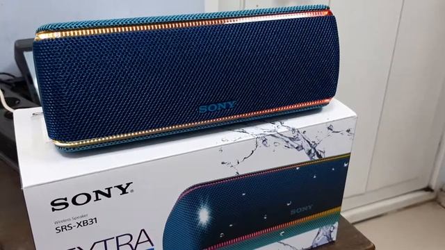 Портативная колонка Sony SRS ХB- 31 смотреть онлайн