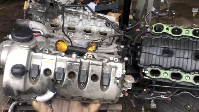 06 Porsche Cayenne engine reassemble смотреть онлайн