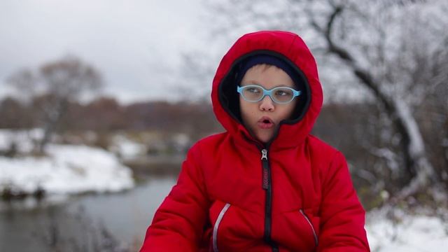 Первый снег. Иван Бунин. Читает Сева, 6 лет смотреть онлайн