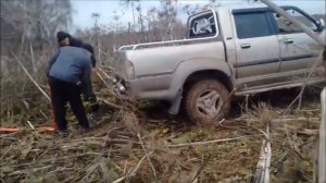 вытаскиваем металлолом с помощью китайского внедорожника Tianye Admiral.часть 2.