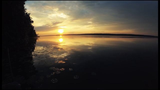 TimeLapse - Восход солнца. Чигиринское водохранилище. смотреть онлайн