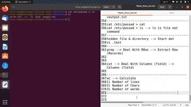 Linux - Revision 8 Redirection Pipline Cut Grep Wc смотреть онлайн
