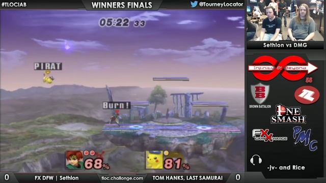 IaB! 55 PM - FX DFW | Sethlon (Roy) vs DMG (Pikachu, C Falcon) - Winners Finals смотреть онлайн