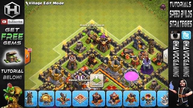 Clash Of Clans | BEST TH10 HYBRID BASE "NEW UPDATE" w/BOMB TOWER | Town Hall 10 Farming /Trophy Bas смотреть онлайн