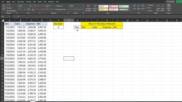 Excel Offset Function смотреть онлайн