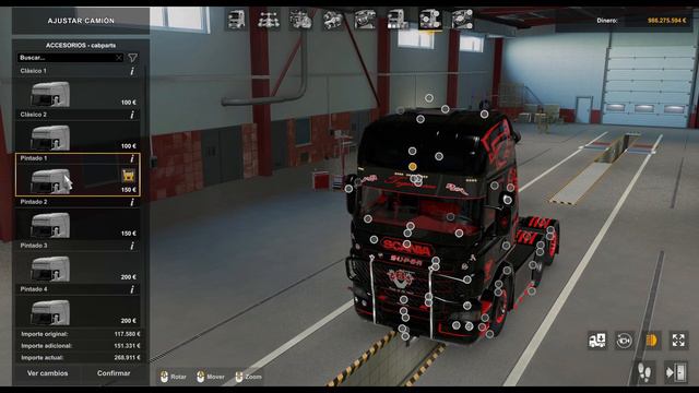 ETS2 1.48 MOD Scania RJL V8 Schubert Pack Tuning смотреть онлайн