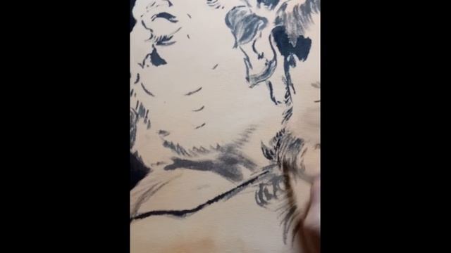 Рисуем репродукцию Рубенса -Два Сатира / Two Satyrs Rubens reproduction смотреть онлайн