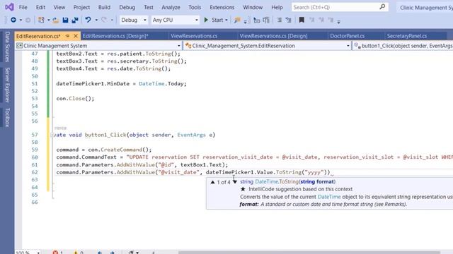 Clinic Management System In C# - Part 15 - Secretary Panel - Edit Reservation смотреть онлайн