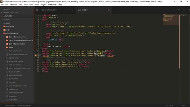 Ders-37 | Bootstrap Shadow (Gölge)| Bootstrap Dersleri смотреть онлайн