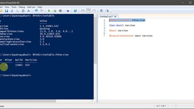 Check your PowerShell Version смотреть онлайн