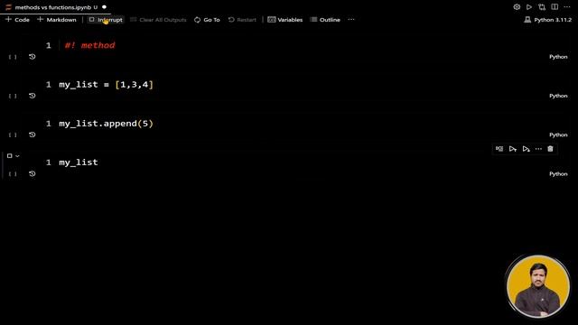 methods vs functions | Python Basic | Interview Question | Objects | Built-In | User-Defined смотреть онлайн