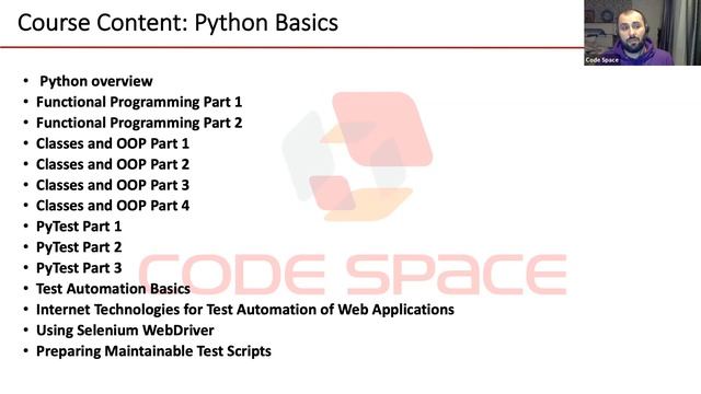 Встреча с тренером по курсу Автоматизация тестирования с помощью Python и Selenium смотреть онлайн