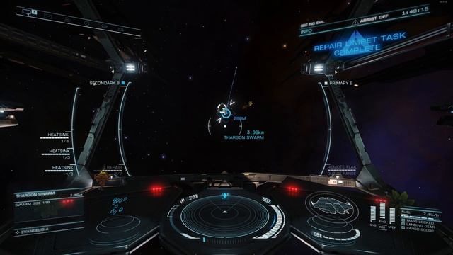 Krait Mk.II vs Hydra Solo Thargoid Interceptor, Shieldless FA-ON [Elite Dangerous] смотреть онлайн