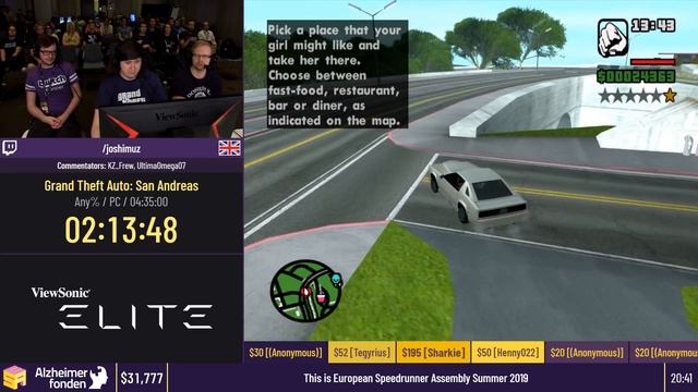 Grand Theft Auto: San Andreas [Any%] by Joshimuz - #ESASummer19 смотреть онлайн