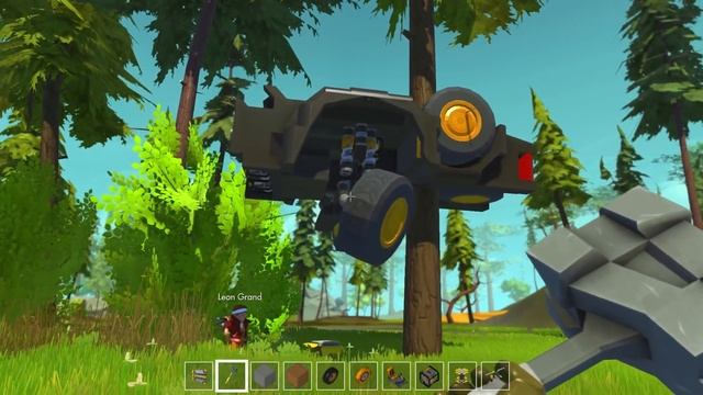 МАШИНА МОНСТР, ЧТО С НЕЙ ПРОИСХОДИТ?! ► Scrap Mechanic смотреть онлайн