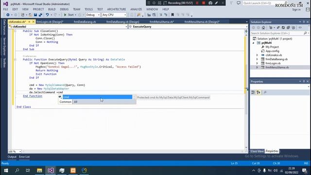 2. Cara Membuat Form Login di VB.NET Database MySQL смотреть онлайн