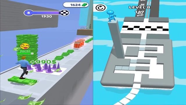 Satisfying Mobile Games 2023 - Money Run 3D, Stacky Dash, Juice Run,A-Z Run, Blob Runner ... смотреть онлайн