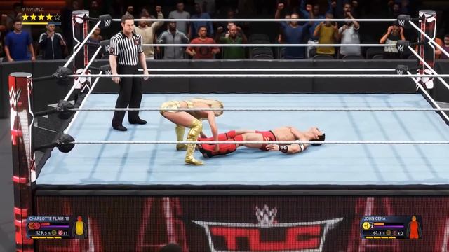 WWE 2k20: Charlotte Flair vs John Cena (Ruthless Aggression +barefoot), Intergender Wrestling смотреть онлайн