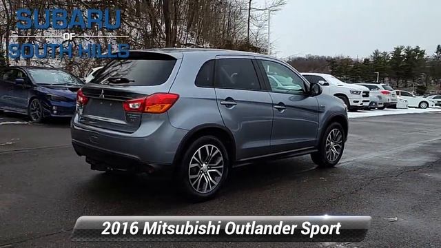 Used 2016 Mitsubishi Outlander Sport 2.4 ES, McMurray, PA GZ023533A смотреть онлайн