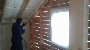Утепление мансардной крыши полиуретаном ппу