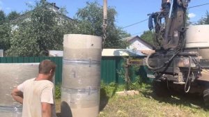 Копка колодца в Московской Области.Бурение колодца машиной за день. Колодец под ключ ?.