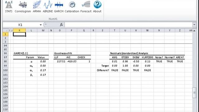 Module 6 - Garch Modeling in Excel смотреть онлайн