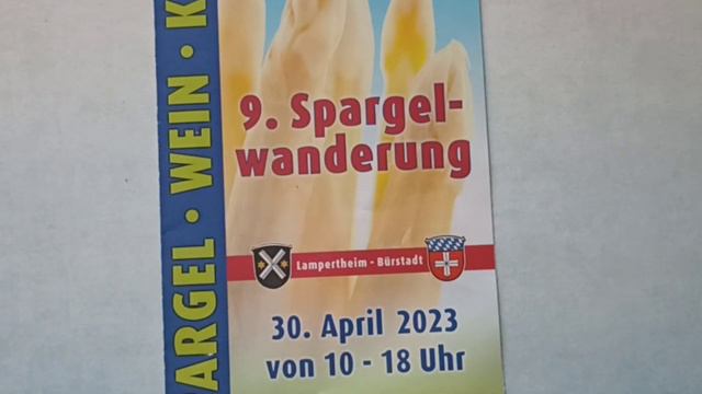 Завтра 30 апреля Спаржевый поход...недалеко от Вормса...будет здорово .... смотреть онлайн