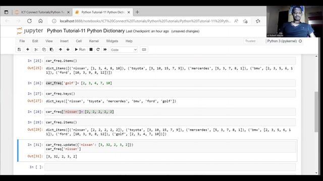 Python Programming -11. Python Dictionary смотреть онлайн
