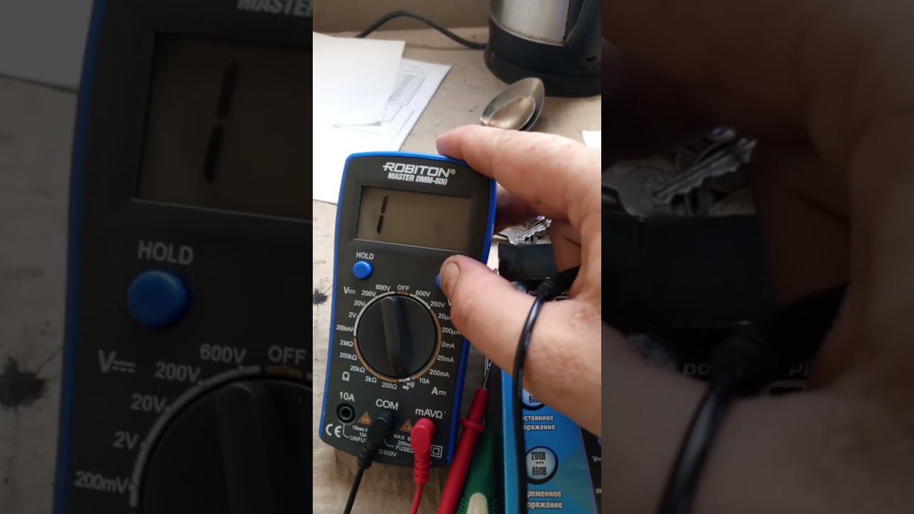 DMM-800 мультиметр с очень быстрым зумером смотреть онлайн