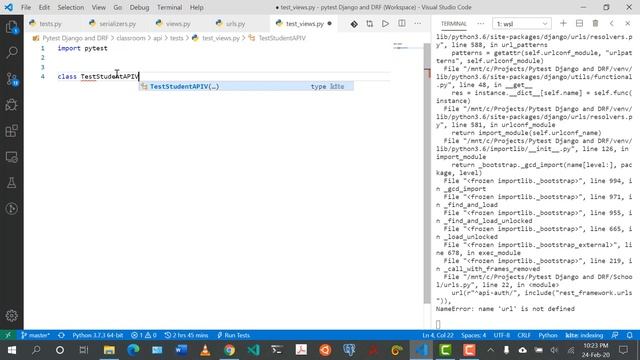 Pytest Django and Django Rest Framework: 9: DRF Setup and Testing ListAPIViews смотреть онлайн