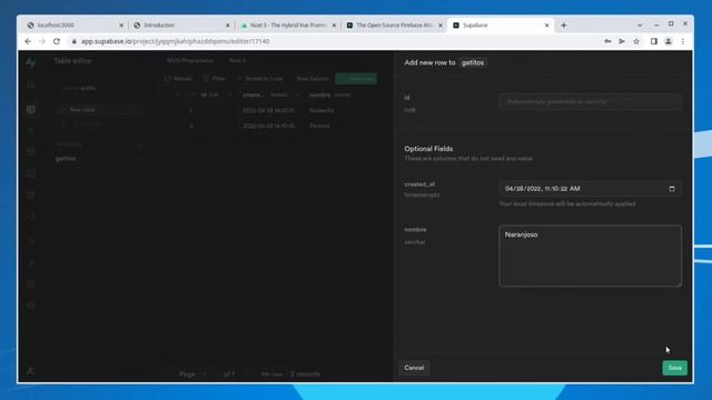 Cómo añadir Supabase a un proyecto de Nuxt 3 смотреть онлайн