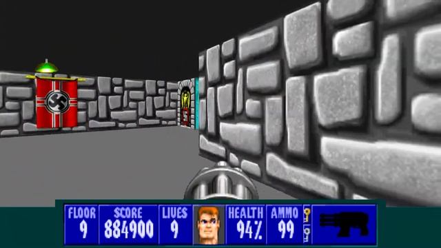 Wolfenstein 3D TC for ZDoom - E4L9 Boss Level - All Secrets - I Am a Death Incarnate смотреть онлайн