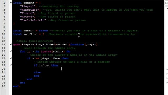 Roblox | How To Make an Admin Join Announce Script смотреть онлайн