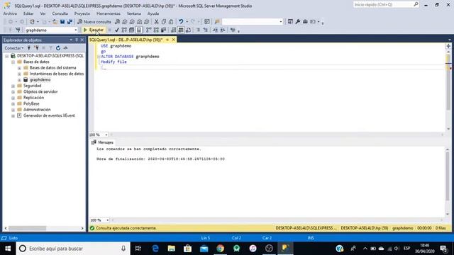 Configuración del espacio de Almacenamiento en SQL Server смотреть онлайн