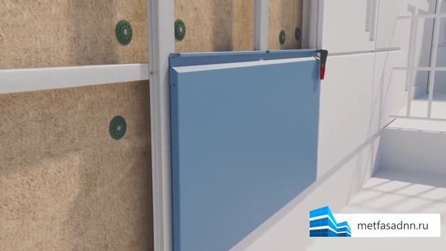 Монтаж металлокассет закрытого типа смотреть онлайн