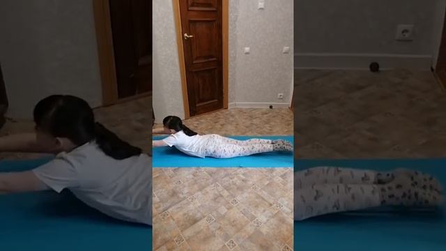 Дистанционная физкультура. Выполнение комплекса "Осанка" смотреть онлайн